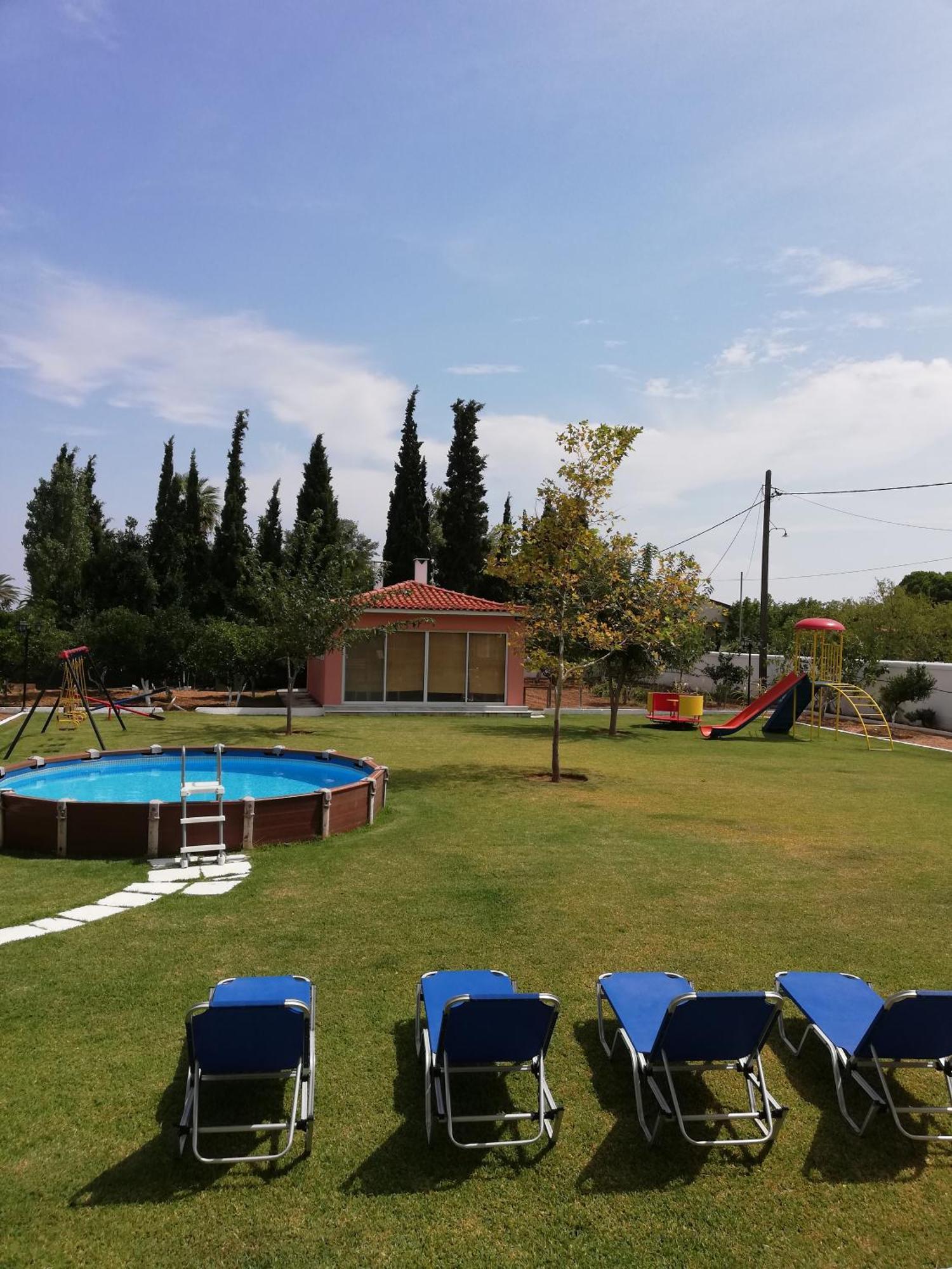Marathon Beachside Villa 100M From The Beach Schinias Exterior photo